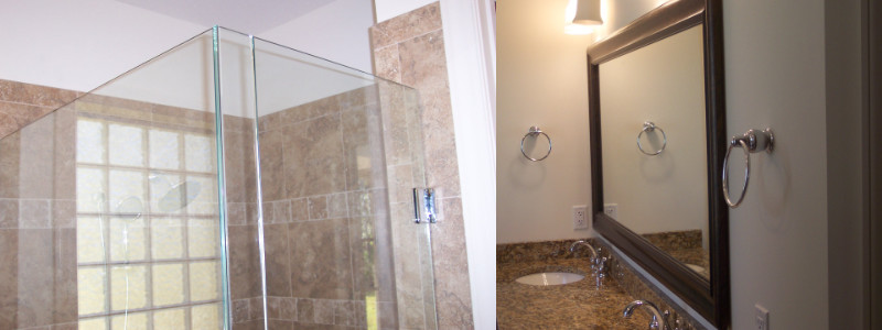 Benge Custom Shower Doors and Mirror Photo