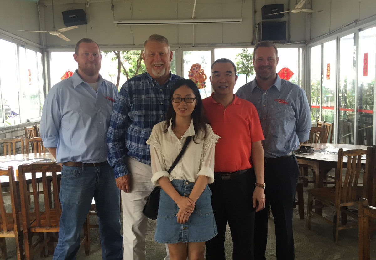 The Benge Team (Gary, Stephen and JW) in China.